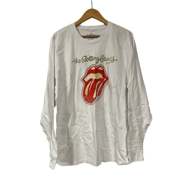 the Rolling Stones Other - Rolling Stones White Cotton Tee